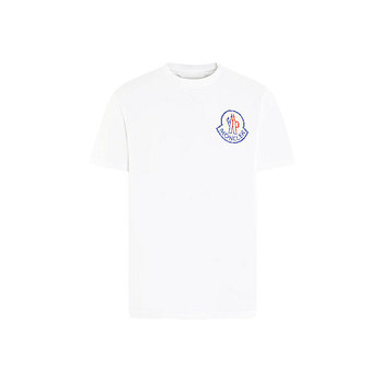 MONCLER [명품] 24FW 픽셀 로고 티셔츠 화이트 8C000 04 83927 00A 46273387 | 신세계V