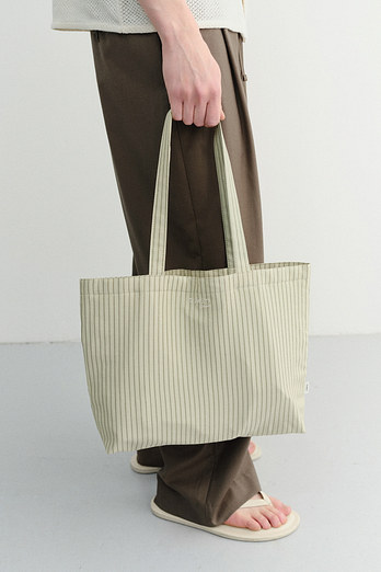 DUNST STRIPE EASY SHOPPER OLIVE STRIPE_M_UDBA6E213K1 | 신세계V