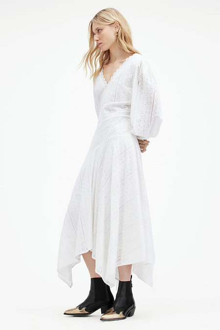 ALLSAINTS 올세인츠 아비아나 브로더리 원피스 WD579Z-203 | 신세계V