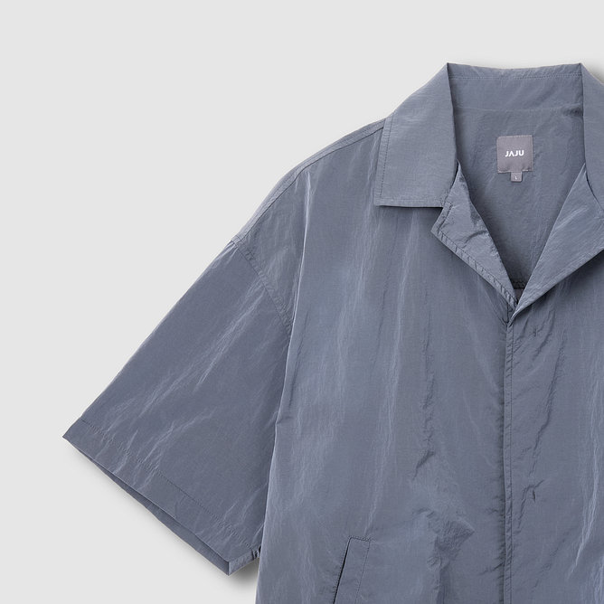 [공용] 사각사각 오픈카라 반팔 셔켓 [S~XL]