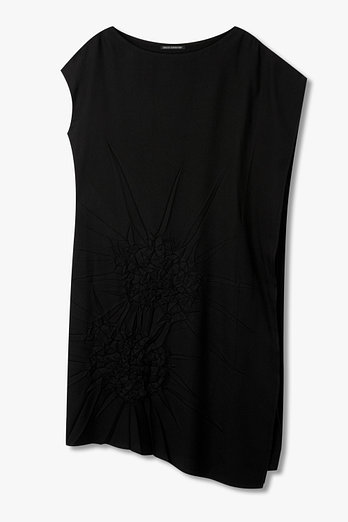 Yohji Yamamoto [FEMME]레이온 코튼 크링클 드레스 | 신세계V