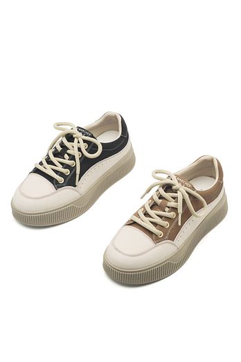 SPUR Clod Vintage Washing Sneakers 소가죽 스니커즈 5cm -VA9065 (2color) | 신세계V