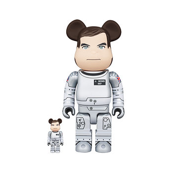 KINKIROBOT 킨키로봇 400%+100% 베어브릭 007 제임스본드 문레이커 (2501004) | 신세계V