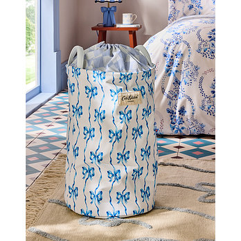 CATH KIDSTON [캐스키드슨]런드리 백 세탁 바구니 - 블루 보우 (CK-HF44581) | 신세계V