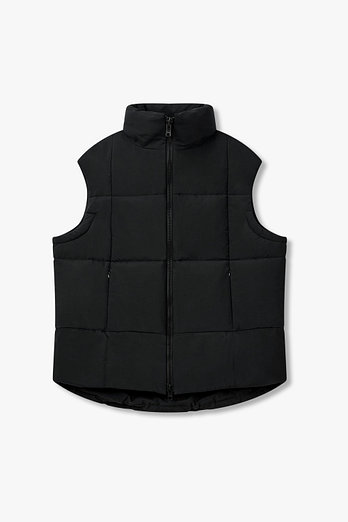 Yohji Yamamoto [REGULATION]투웨이 지퍼 패디드 베스트 | 신세계V