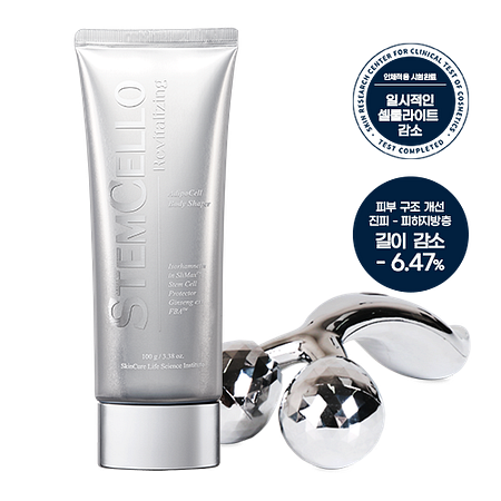 STEMCELLO [스템셀로] 아디포셀 바디쉐이퍼+바디롤러 세트 [프리미엄 바디 마사지 로션] / 쇼핑백 증정 | 신세계V