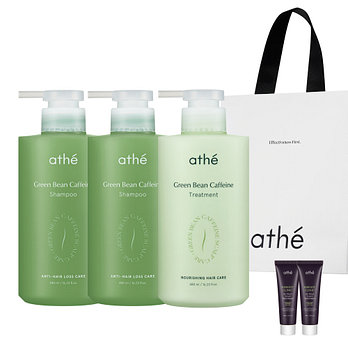 ATHE' [신세계V단독] 아떼 앤루트 리 트리트 샴푸 480ml x 2개 + 트리트먼트 480ml x 1개 | 신세계V