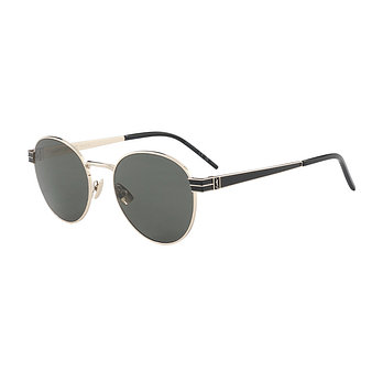 SAINT LAURENT EYEWEAR 생로랑 명품 선글라스 SL M62 003 라운드 메탈 자외선차단 여자 남자 | 신세계V