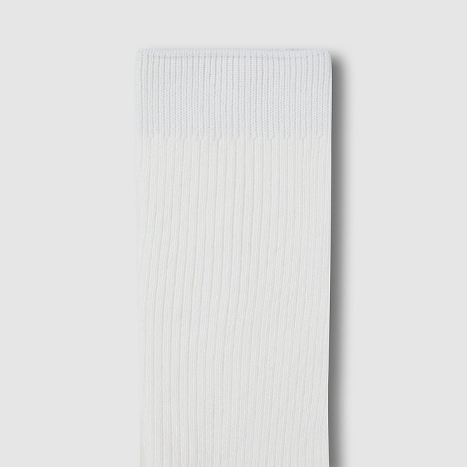 여 코튼 립 장목 양말 1족