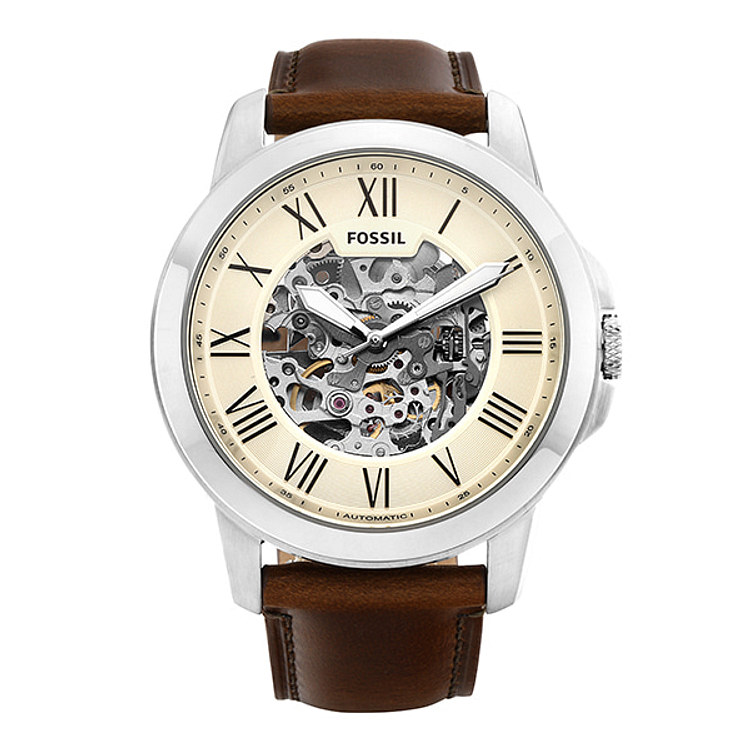 FOSSIL(파슬) [공식본사정품] 파슬 ME3099 그랜트 오토매틱 남성 가죽시계 | 신세계V