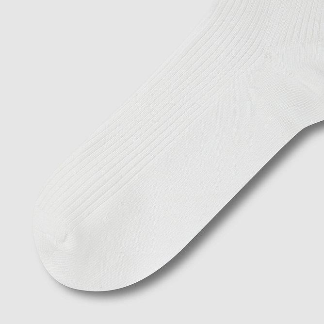 여 코튼 립 장목 양말 1족