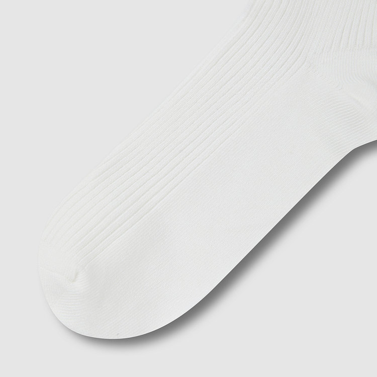 여 코튼 립 장목 양말 1족