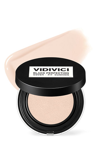 VIDIVICI [아이돌 찜 쿠션] 블랙 퍼펙션 커버 핏 쿠션 본품 SPF40 PA++ (19NC 라이트) | 신세계V