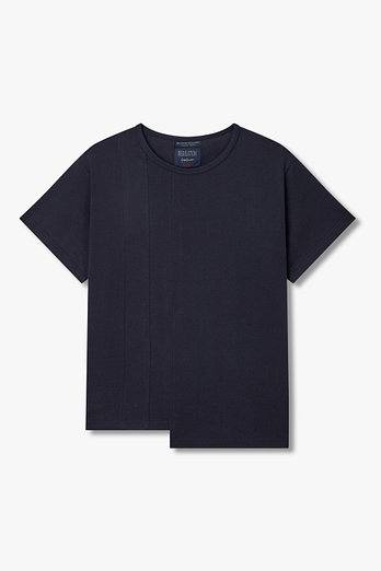 Yohji Yamamoto [HOMME]어시메트릭 헴 크루넥 티셔츠 | 신세계V