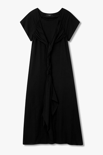 Yohji Yamamoto [FEMME]링클드 트위스트 드레스 | 신세계V