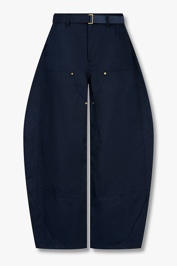 SACAI [CARHARTT WIP] 남성 코튼 덕 팬츠(네이비) | 신세계V