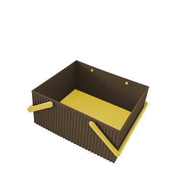 HACHIMAN [Hachiman] 하치만 옴니 핸들 바스켓 라지 브라운 | 신세계V