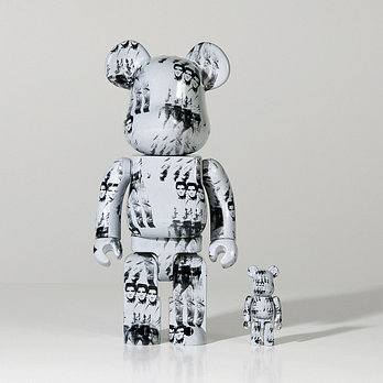 KINKIROBOT 킨키로봇 400%+100%베어브릭 앤디워홀 엘비스 프레슬리 (2104027) | 신세계V