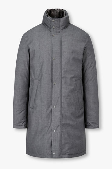 HERNO(에르노) 남성 디태처블 하이넥 다운 서브제로 코트 | 신세계V