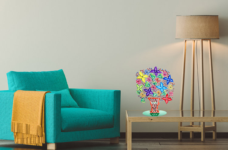 Bell flowers vase / 데이비드 걸스타인