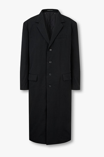Yohji Yamamoto [HOMME] 리버시블 디테일 싱글 롱 코트 | 신세계V