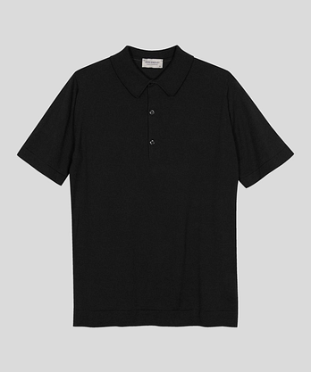JOHN SMEDLEY 존스메들리 남성 폴로셔츠 반팔 프리미엄 니트 MYCROFT Core_블랙(Black) | 신세계V