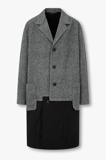 Yohji Yamamoto [Y's]퀼팅 패치 헴 싱글 자켓 | 신세계V