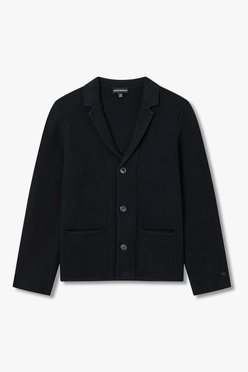 EMPORIO ARMANI JUNIOR [남아] 싱글 니트 블레이저 자켓 | 신세계V