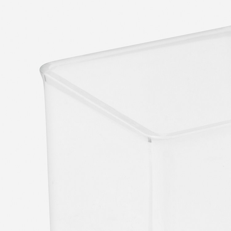 투명 깔끔 아크릴 정사각꽂이 8.2x8.2x9.6cm