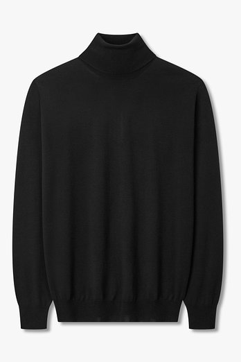 LARDINI 베이직 울 터틀넥 니트 | 신세계V