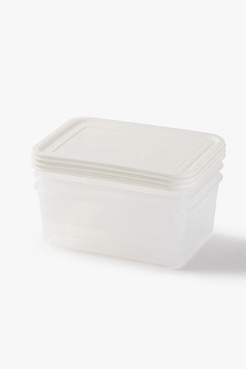 JAJU 소프트싱싱 간편용기_1400ml_3개_아이보리 | 신세계V