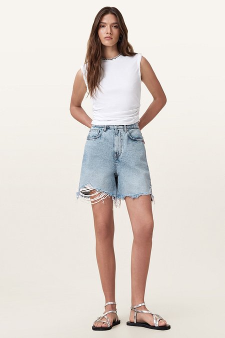 ALLSAINTS 올세인츠 도리스 데님 쇼츠 W067EC-2160 | 신세계V
