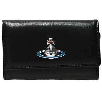VIVIENNE WESTWOOD [명품] 비비안웨스트우드 23FW ORB 로고 키 지갑 블랙 51020001 L001L N403 49707712 | 신세계V