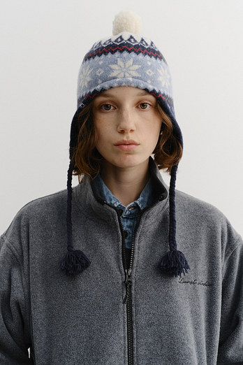 DUNST POMPOM TAIL BEANIE NAVY_UDHE5F103N2 | 신세계V