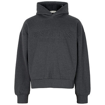FEAR OF GOD [명품] 피어오브갓 에센셜 클래식 차콜헤더 남성 후드 티셔츠 192HO256211F 50000685 | 신세계V
