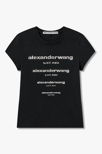 ALEXANDERWANG 핫픽스 피티드 티셔츠 | 신세계V