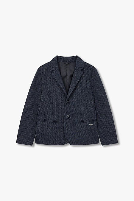 EMPORIO ARMANI JUNIOR [남아] 허니콤 패턴 이지 블레이저 | 신세계V