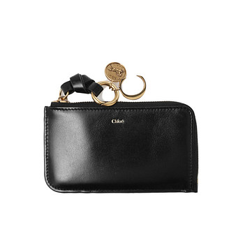 CHLOE [명품] 26SS 알파벳 로고 스몰 코인 카드지갑 블랙 CHC25SP535O16 001 50629940 | 신세계V
