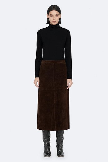 ALLSAINTS 올세인츠 올리비아 스웨이드 스커트 W117RF-5955 | 신세계V