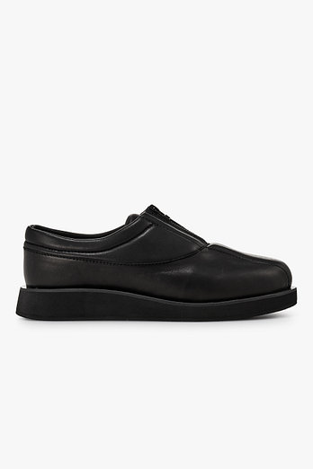 Yohji Yamamoto [HOMME]소프트 레더 프론트 패스너 슈즈 | 신세계V