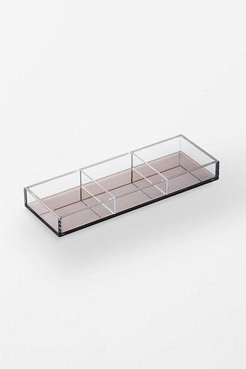 JAJU 노블 아크릴 3칸 꽂이_26x9x3cm | 신세계V