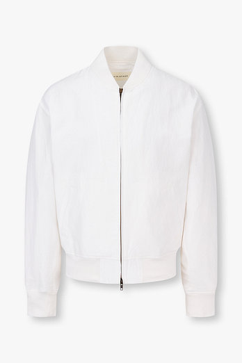 MAN ON THE BOON 린넨 블렌드 라이트 봄버 자켓 | 신세계V