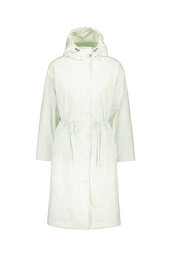 YVES SALOMON [공식] 이브살로몬 허리스트링 롱 후디 테크니컬 코트 CE5SFCTCO016C50 | 신세계V