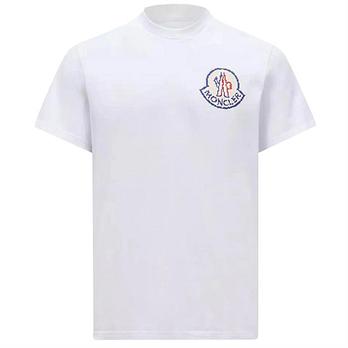 MONCLER 몽클레어 로고 프린트 남성 반팔 티셔츠 8C00004 83927 00A | 신세계V