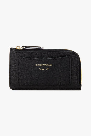 EMPORIO ARMANI 여성 MyEA 지퍼 어라운드 카드 홀더 | 신세계V