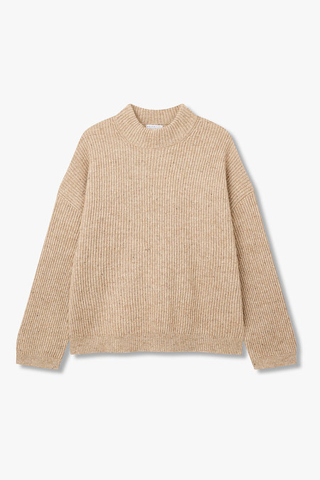 BRUNELLO CUCINELLI 여성 메탈릭 캐시미어 모크넥 풀오버 | 신세계V