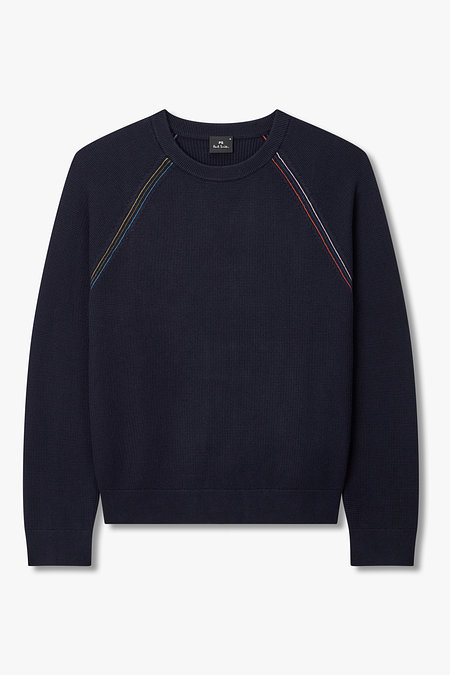 PAUL SMITH [PS PAUL SMITH] 래글런 와플 스웨터 | 신세계V