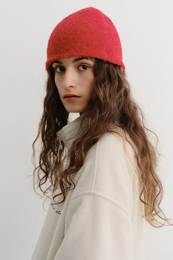 DUNST MOHAIR BEANIE RED_UDHE5F101R2 | 신세계V