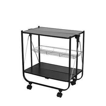 DULTON [Dulton] 덜튼 폴딩 트롤리 매트블랙 /  DUL-H11907-MBK | 신세계V