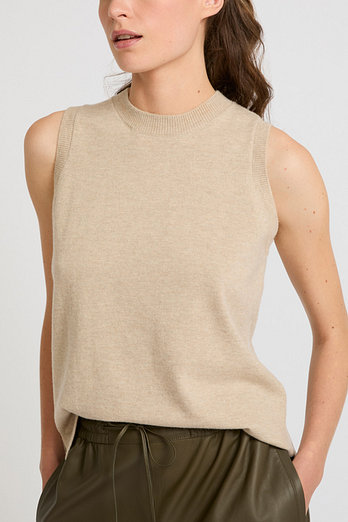 YVES SALOMON [공식] 이브살로몬 캐시미어 울 탱크탑 | 신세계V